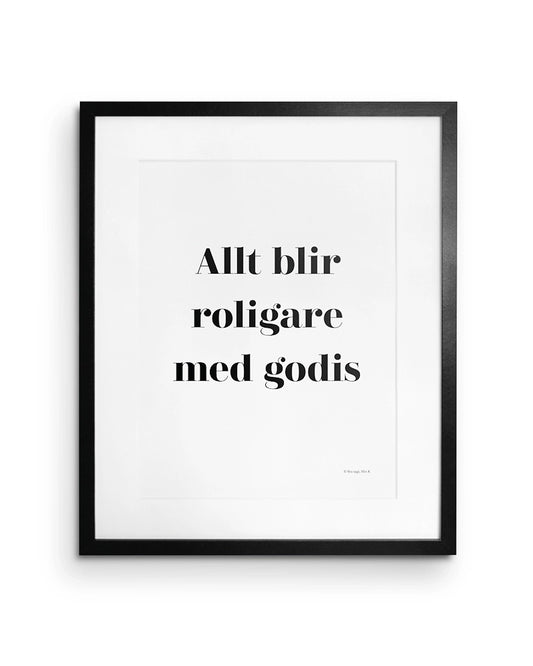 Roligare med godis | Serien Dagspress