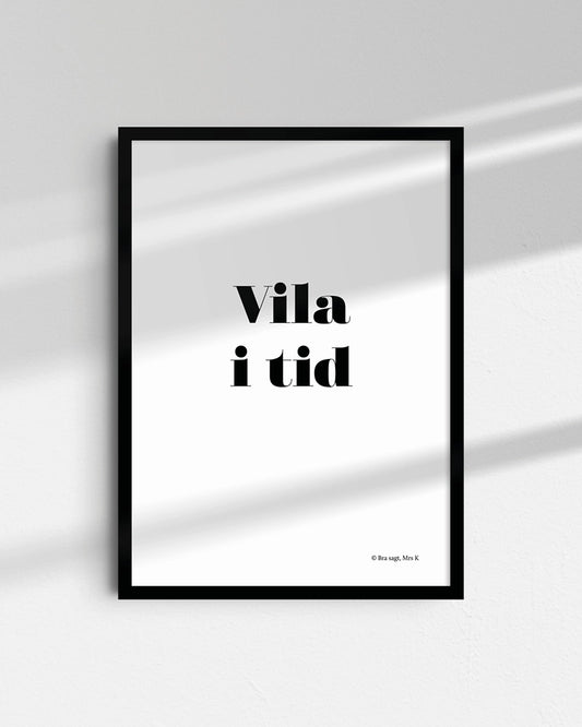 Vila i tid | Serien Dagspress